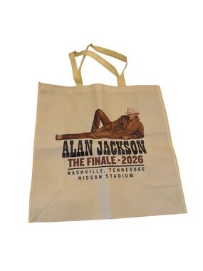 🛍️🎸 Alan Jackson The Finale 2026 Nashville Nissan Exclusive Reusable Tote Bag ⭐🤠